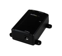 StarTech.com POEINJ1GW Injecteur PoE+ Gigabit, 1 port RJ45, Midspan, 802.3at/af, Alimentation 30W, Entrée 100-240V, Distance 100m, Plug & Play