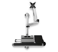 StarTech.com Poste de travail ergonomique réglable en hauteur à montage mural - 1 écran