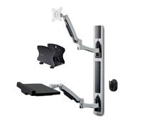 StarTech.com Poste de Travail Mural, Support VESA de Moniteur/Écran 32' Support pour Écran/Moniteur (10kg) - Support d'Écran Entièrement Articulé et T