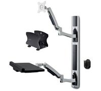 StarTech Poste de travail mural - Support VESA 75x75/100x100 pour écran 27–32" (10kg)