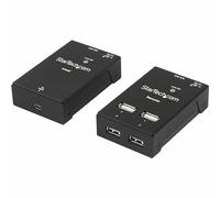 StarTech.com 4-Port USB 2.0 Extender - 165ft (50m) USB Over Cat5/Cat6 Extender - Compact USB 2.0 Over Ethernet Extender (USB2004EXTV) - câble de rallonge USB - USB 2.0