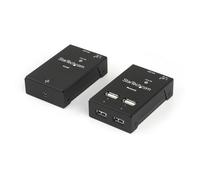 StarTech.com 4-Port USB 2.0 Extender - 165ft (50m) USB Over Cat5/Cat6 Extender - Compact USB 2.0 Over Ethernet Extender (USB2004EXTV) - câble de rallonge USB - USB 2.0