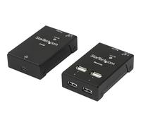 StarTech.com 4-Port USB 2.0 Extender - 165ft (50m) USB Over Cat5/Cat6 Extender - Compact USB 2.0 Over Ethernet Extender (USB2004EXTV) - câble de rallonge USB - USB 2.0