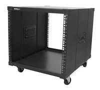 StarTech.com Rack de serveur 9U avec poignées intégrées - Armoire pour serveur à roulettes - Bâti rack portable - 9U - Rack - noir - 9U - 23