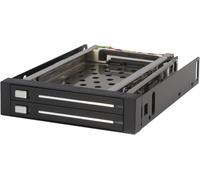 Startech.Com Rack Amovible 3.5" Sans Tiroir Pour 2 Disques Durs 2.5" - Face Arrière 3.5 Pouces (Hsb220Sat25B)[Z3103]