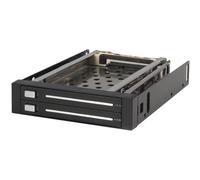 StarTech.com Rack amovible 3.5" sans tiroir pour 2 disques durs 2.5" - Face arrière 3.5 pouces (HSB220SAT25B)