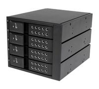 StarTech.com Rack amovible / Backplane sans tiroir pour 4x HDD SAS II/SATA III 6Gb/s de 3,5" avec échange à chaud - Aluminium