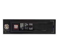StarTech.com Rack amovible sans tiroir de 5,25 pouces pour disque dur SATA de 3,5 pouces - Rack mobile échange à chaud / Hot Swap - Rack de stockage mobile - 3.5" - noir - pour P/N: 25SAT35HDD, 25SATS