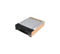 StarTech.com Rack Mobile en Aluminium Robuste pour Disque Dur HDD SATA de 3,5" avec Plateau Amovible pour Baie de 5,25" (DRW150SATBK)