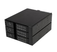 StarTech.com Rack Mobile en Aluminum Sans Tiroir pour 3x Disque Dur SAS II/SATA III 6 Gbps - Hot Swap
