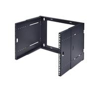 StarTech.com Rack Mural 2 Montants 6U, Profondeur Réglable Jusqu'à 40cm, Support pour Serveur/Équipement Réseau 19", Châssis Ouvert