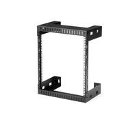 StarTech.com Rack Mural Réseau 12U 2 Montants RK12WALLO, Cadre Ouvert 19", Profondeur 305mm, Charge 90kg, Acier, Conforme EIA/ECA-310-E