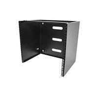 StarTech.com Rack Réseau Mural 10U - Profondeur 35,5 cm (Profil Bas) - Support pour Panneau de Brassage 19" pour Armoire Serveur Peu Profonde - Poids Max 35kg, Noir (RACK-10U-14-BRACKET)