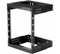 StarTech.com Rack serveur mural 12U - Armoire réseau à cadre ouvert - Profondeur de 30 à 50 cm