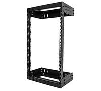 StarTech.com Rack Réseau Mural 18U à 2 Montants, Rack Serveur 19" à Cadre Ouvert, Profondeur Ajustable, Rack de Données Mural pour IT/AV - Écrous et Vis de fixation inclus (RACK-18U-20-WALL-OA)