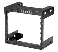 StarTech.com Rack Réseau Mural 8U à 2 Montants, Rack Serveur 19" à Cadre Ouvert, Profondeur 12", Rack de Données Mural pour IT/AV/Panneau de Patch/Equipement IT - Écrou et Vis de Cage Inclus - Rack -