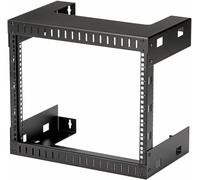 Startech.Com Rack Réseau Mural 8U À 2 Montants,Rack Serveur 19"" À Cadre Ouvert,Profondeur 12"",Rack De Données Mural Pour It/Av/Panneau De Patch-Écrou Et Vis De Cage Inclus(Rk812Wallo)