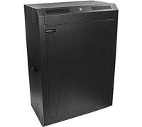 StarTech.com Rack Serveur Mural 8U 19" - Profil Bas (38,1cm) - Profondeur de 76,2cm Boîtier Réseau Verrouillable avec 2U pour Switch/Routeur, Montage d'Armoire IT/de Données - Assemblé (RK830WALVS)