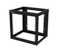StarTech.com Rack serveur mural 9U à cadre ouvert - Profondeur de 45,7 cm - Rack cadre ouvert - 2 montants - montable sur mur - noir - 9U - 19