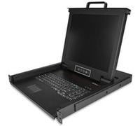 StarTech.com Rackmount KVM Console - Single Port VGA KVM with 17 LCD Monitor for Server Rack - Fully Featured Universal 1U LCD KVM Drawer w/Cables & Hardware - USB Support - 50,000 MTBF G