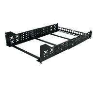 StarTech.com Rails 3U fixes - Universels - Rails pour rack serveur - 19" - Profondeur réglable - Rail de rack - noir - 3U - 19" - pour P/N: RK1233BKM, RK2433BKM, RK2537BKM, RK3236BKF, RK4236BKB...