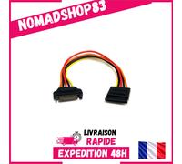 StarTech.com Rallonge Alimentation SATA 15 Broches 20 cm SATAPOWEXT8