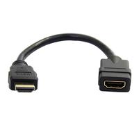 StarTech.com Rallonge HDMI 15,2cm - Câble HDMI Court M/F - Rallonge de Câble HDMI 4K - Économiseur de Port HDMI UHD 4K30Hz M/F - HDMI 1.4 Haut Débit - 28AWG - Rallonge de Cordon HDMI (HDMIEXTAA6IN)