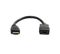 StarTech.com Rallonge HDMI 15cm M/F - 4K 30Hz HDMI 1.4b - Connecteurs Plaqué Or - HDCP 1.4 - Compatible 3D - UHD 3840x2160 & 4096x2160