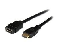 StarTech.com Rallonge HDMI 2m - Câble HDMI Mâle vers Femelle - Rallonge de Câble HDMI 4K - Câble HDMI UHD 4K 30Hz avec Ethernet M/F - Câble HDMI 1.4 Haut Débit - Rallonge de Cordon HDMI