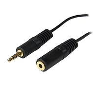 StarTech.com Rallonge jack - 3,6 m - Câble d'extension audio 3,5 mm - Pour enceinte PC - Rallonge haut parleur - M/F (MU12MF)