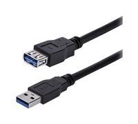 StarTech.com Câble d'extension noir SuperSpeed USB 3.0 à vers à 1 m - M/F