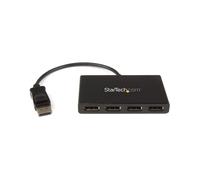 StarTech.com Répartiteur DisplayPort 1.2 MSTDP124DP - Hub DP vers 4x DisplayPort, 3840x2160 30Hz, compatible Windows, alimentation 5V 3A