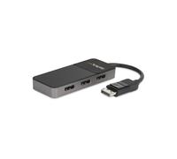 StarTech.com Répartiteur DisplayPort 1.4 vers 3xDP MST, Hub Triple 4K, Alimentation USB, Windows, Résolution max. 7680x4320 30Hz
