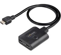Startech.Com Répartiteur Hdmi 2 Ports - Vidéo Hdmi 2.0 4K 60Hz - Répartiteur Hdmi 4K 1 Entrée 2 Sorties - Splitter 1X2 Sortie Hdmi, Hdr/Hdcp Avec Câble Intégré De 50 Cm (Hdmi-Splitter-4K60Up[Z901]