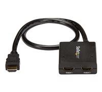 Startech Splitter Vidéo Hdmi 4k à 2 Ports-1 One Size Black
