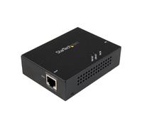 StarTech.com Répéteur Gigabit PoE+ 802.3at/af 1 port, extension 100m, débit 2000 Mbit/s, boîtier acier, 52-56V, montage mural POEEXT1GAT