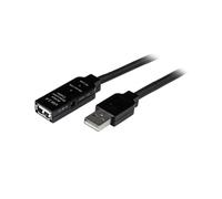 StarTech.com Répéteur USB 2.0 USB2AAEXT25M - Câble d'Extension Actif 25m M/F - Connecteurs USB A Mâle vers USB A Femelle - Bande Passante 480 Mb/s