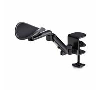 StarTech.com Repose Bras Articulé Ergonomique pour Bureau, Support Ergonomique Réglable pour Bras/Coude, Rotation à 360 Degrés, Repose-Bras/Appui-Bras avec Installation par Serrage sans Perçage, Noir 