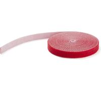 StarTech.com Rouleau de Velcro de 15,2 m - Attaches de câbles en Velcro réutilisables et découpables - Rouleau de Velcro industriel / Rouleau de Velcro - Velcro pour la gestion des câbles - Rouge