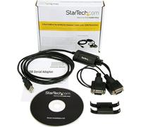 StarTech.com RS-232 USB FTDI vers câble adaptateur série 2 ports avec interface COM