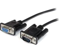 StarTech.com RS232 Serial Cable 1m DB9 M/F Black MXT1001MBK pour ordinateur