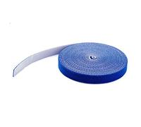StarTech.com Rouleau de ruban à bouclettes auto-grippantes - 15,2 m - Bleu - Gestion des cables - Reutilisable (HKLP50BL) - fermeture adhésive