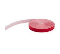 StarTech.com Ruban Auto Agrippant - Rouleau de 15,2 m pour Gestion de Câbles - Ruban Auto-Agrippant - Attaches Câble Ajustables - Sangles de Gestion de Câbles Auto-agrippantes et Réutilisables - Rouge