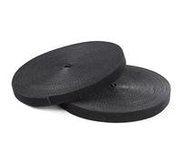 StarTech.com Attaches de câble à boucles auto-agrippantes en vrac - Rouleau de 30,4 m - Sangle pour câbles sur mesure - Noir (HKLP100) - rouleau d'attache de câble