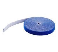 StarTech.com Rouleau de ruban à bouclettes auto-grippantes - 7,6 m - Bleu - Gestion des cables - Reutilisable (HKLP25BL) - fermeture adhésive