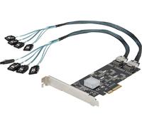 StarTech.com SATA PCIe Controller 8 Port - 6 Gbit/s PCI Express SATA Adapter - Carte d'interface SATA PCIe - PCI-e x4 Gen 2 vers SATA III - SATA HDD/SSD