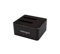 StarTech.com SDOCK2U33V : Station d'accueil USB 3.2 Gen 1 (5Gbps) double baie pour HDD/SSD SATA 2.5/3.5 pouces, support UASP & S.M.A.R.T.