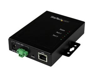 StarTech.com Serveur de périphériques à 2 ports série RS232 vers IP Ethernet - Métallique et montable