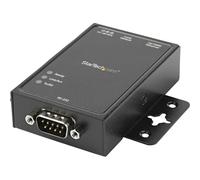 StarTech.com Serveur de périphériques série à 1 port RS232 vers IP Ethernet - Montage sur rail DIN - Aluminium (NETRS2321P)