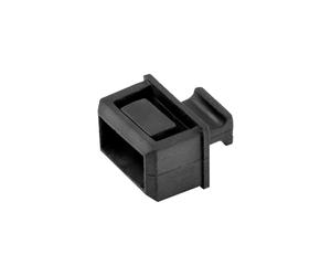StarTech.com SFPCAP10 : Kit de 10 Bouchons Anti-Poussière SFP/SFP+ en TPE Noir pour Ports de Commutateurs Réseau (14.6x10.1x14.9mm, 1g) Conforme RoHS